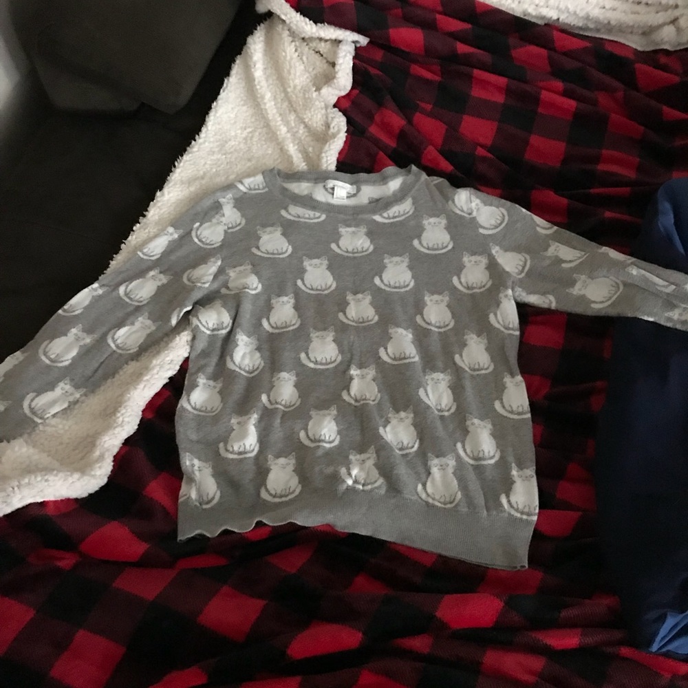 Forever 21 cat sweater